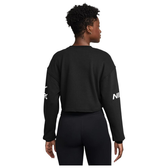 Nike Γυναικείο φούτερ Pro Dri-FIT Fleece Graphic Crewneck Sweatshirt Nike Γυναικείο φούτερ Pro Dri-FIT Fleece Graphic Crewneck Sweatshirt